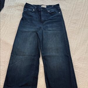 Frame Le slim palazzo Classic Blue Wide-Leg Women's Jeans
